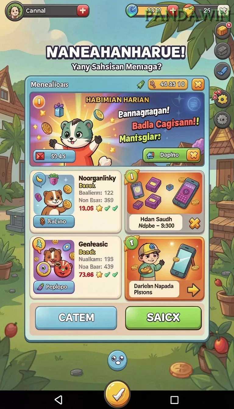 Galeri pratinjau visual pandawin build APK resmi terbaru