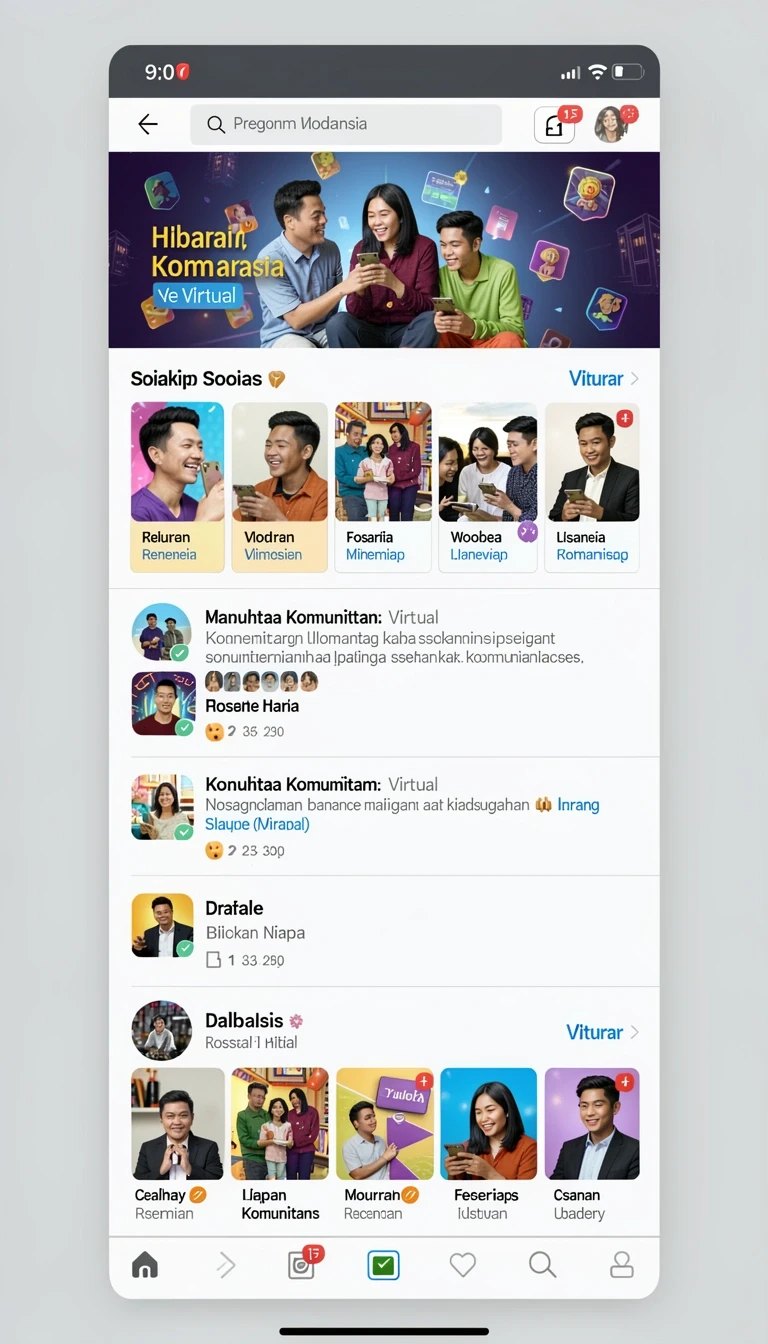 Galeri pratinjau visual pandawin build APK resmi terbaru